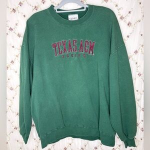 Genuin Women's Green Crew Neck Sweater